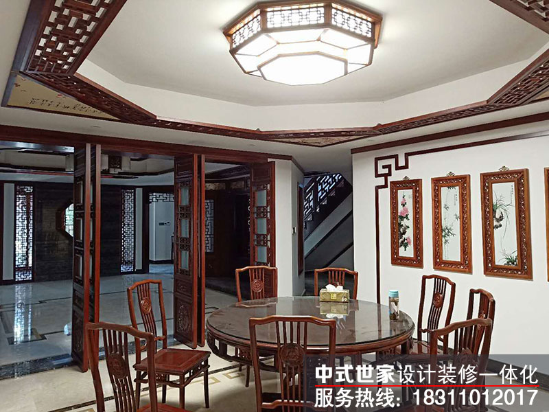 江汉石油管理局中式家装柱子到底如何设计,家庭装修中式里要注意哪些问题