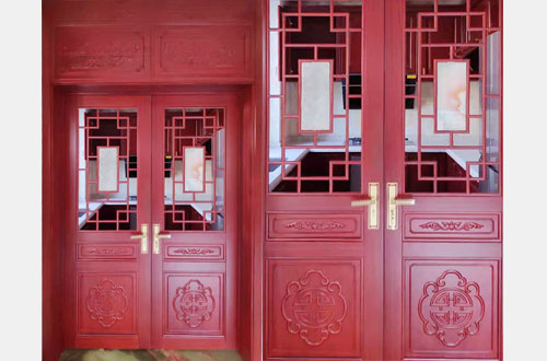 江汉石油管理局仿古门窗隔扇的雕刻艺术展示